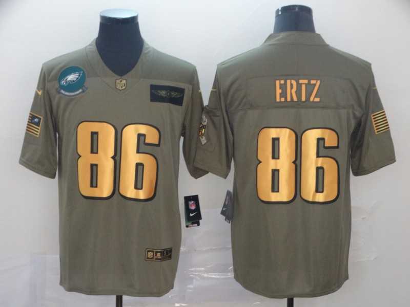 Nike Eagles 86 Zach Ertz 2019 Olive Gold Salute To Service Limited Jersey,We sell and wholesale Nike Eagles 86 Zach Ertz 2019 Olive Gold Salute To Service Limited Jersey on line form chian!